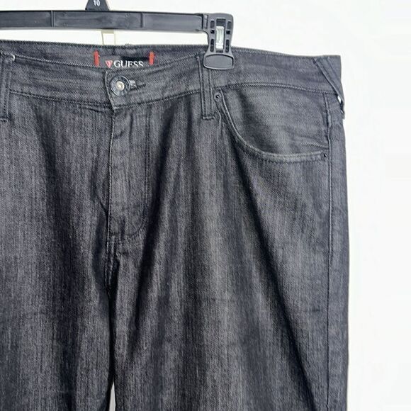 GUESS 38 x 32 Men’s Del Mar Slim Straight Fit Black Jeans - Picture 8 of 16
